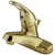 Kingston Brass Polished Brass Single Handle 4" Centerset Bathroom Faucet KB512
