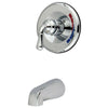 Kingston Brass Magellan Chrome Single Handle Tub Only Faucet KB631TO ...