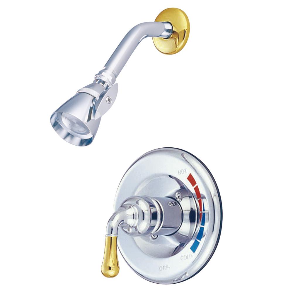 Kingston Magellan Chrome/Polished Brass Single Handle Shower Only Faucet KB634SO
