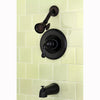 Kingston Oil Rubbed Bronze Magellan tub and shower combination faucet KB635