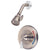 Kingston Brass Magellan Satin Nickel/Chrome Single Handle Shower Faucet KB637SO