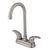 Kingston Satin Nickel Two Handle 4" Centerset Bar Prep Sink Faucet KB6498LL