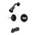 Kingston Oil Rubbed Bronze 2 Handle Tub and Shower Combination Faucet KB665PL