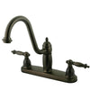 Kingston Oil Rubbed Bronze Templeton 8" Kitchen Faucet KB7115TLLS