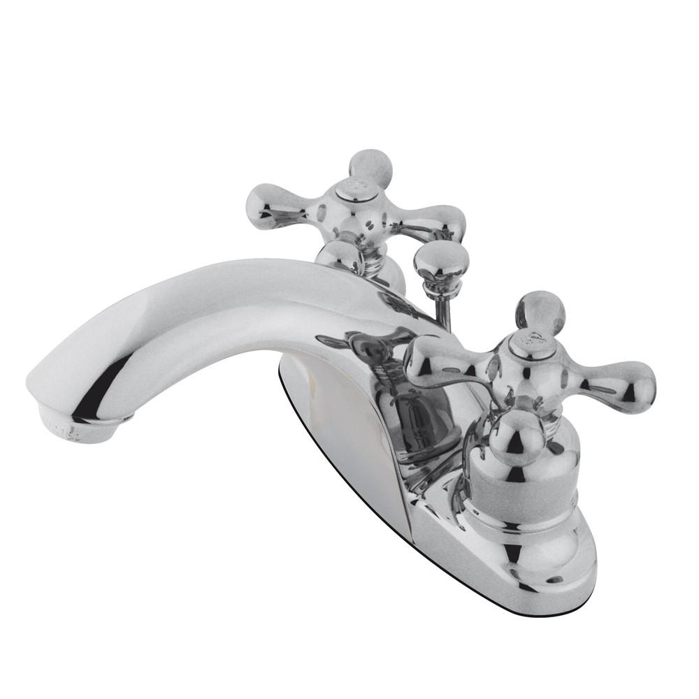 Kingston English Country 2 handle Chrome 4" Centerset Bathroom Faucet KB7641AX