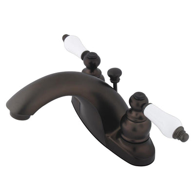 English Country Oil Rubbed Bronze 4" Centerset Bathroom Faucet KB7645PL