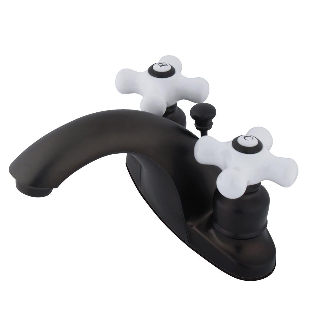 English Country Oil Rubbed Bronze 4" Centerset Bathroom Faucet KB7645PX