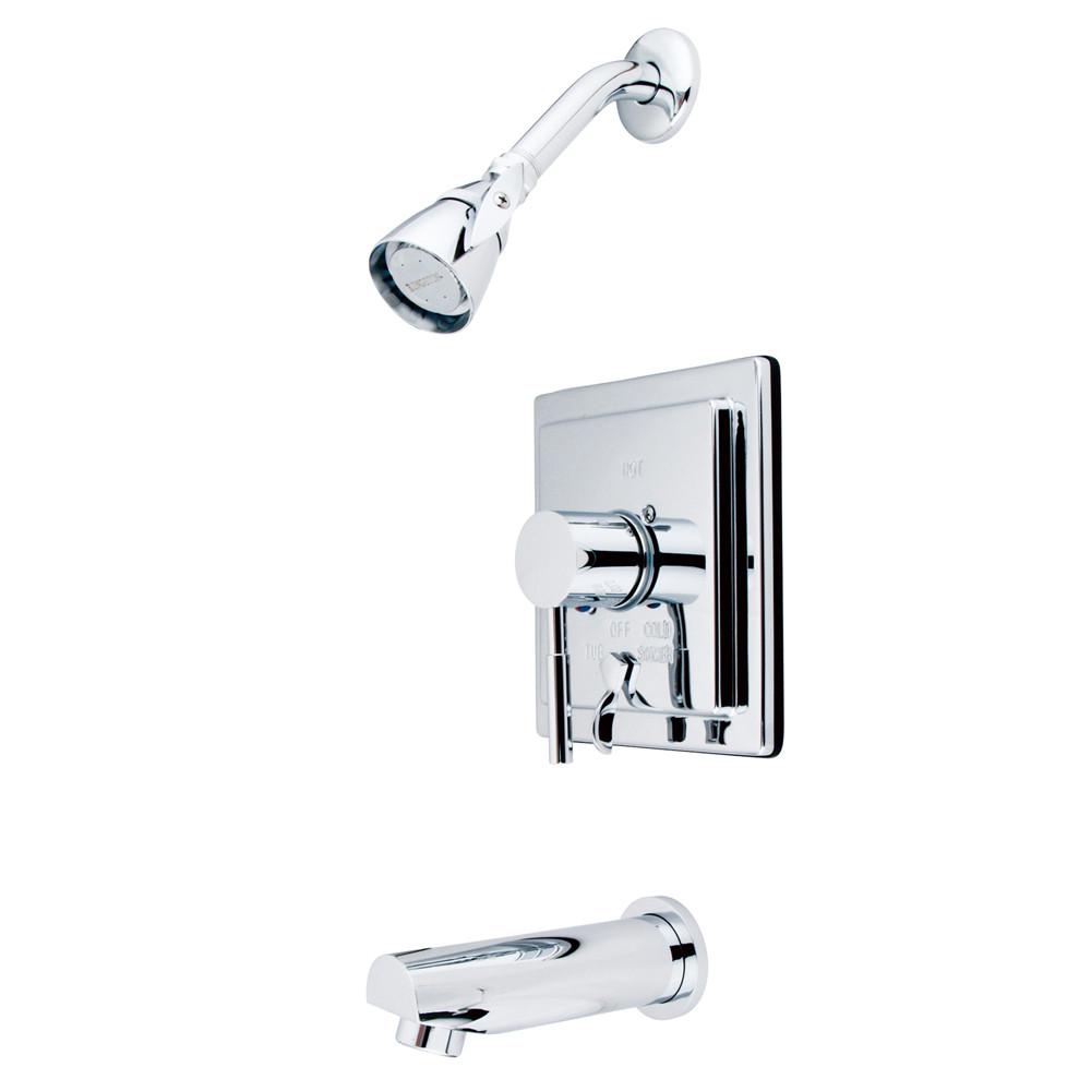 Kingston Brass Concord Chrome Single Handle Tub & Shower Faucet KB86510DL