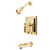 Kingston Polished Brass Single Handle Tub & Shower Combination Faucet KB86520ML