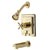 Kingston Brass KB86520ZX Tub and Shower Combination Faucet Polished Brass