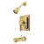 Kingston Brass Concord Polished Brass Single Handle Tub & Shower Faucet KB8652DL