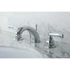 Kingston Chrome 2 Handle 4" to 8" Mini Widespread Bathroom Faucet KB8951FL