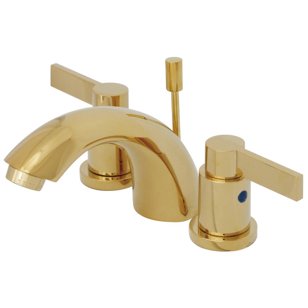 Kingston Brass KB8952FL Mini-Widespread Bathroom Faucet, Polished