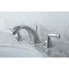 Kingston Brass Chrome 2 Handle Widespread Bathroom Faucet w Pop-up KB8961FL