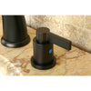 Oil Rubbed Bronze NuvoFusion Widespread bathroom Faucet w drain KB8985NDL