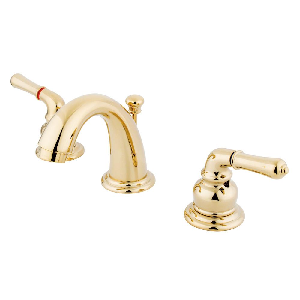 Kingston Brass Polished Brass Magellan 2 handle widespread bathroom fa 