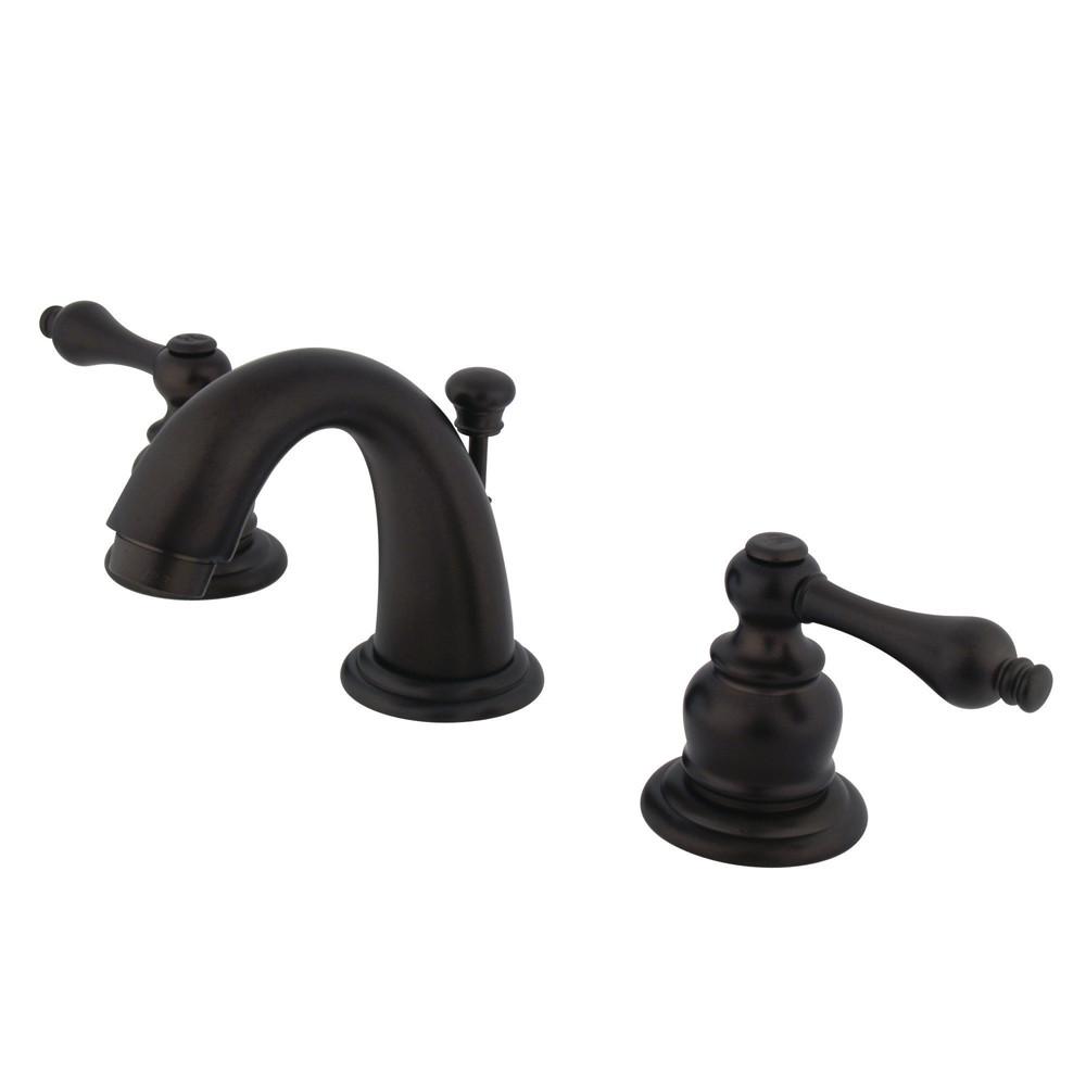 Kingston Oil Rubbed Bronze 4"-8" Mini Widespread Bathroom Faucet KB915AL