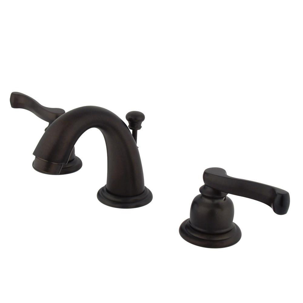 Kingston Brass Oil Rubbed Bronze 4"-8" Mini Widespread Bathroom Faucet KB915FL
