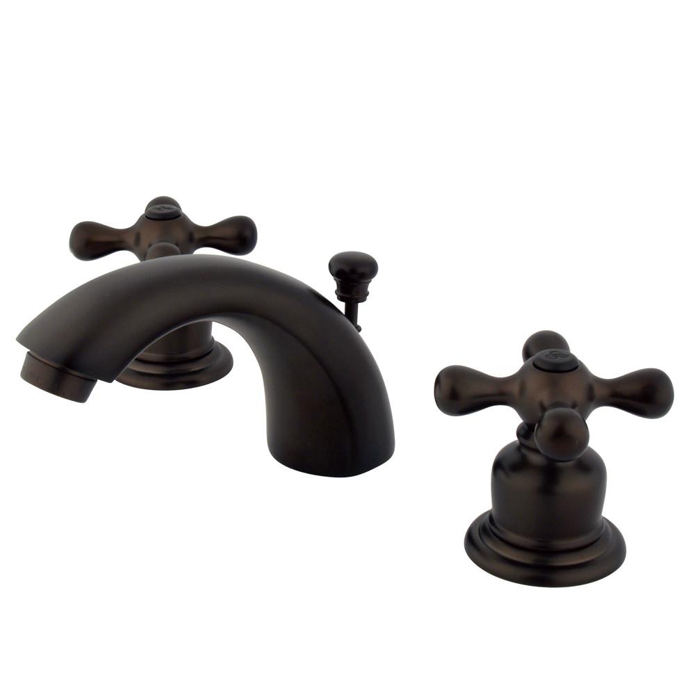 Kingston Oil Rubbed Bronze 4"-8" Mini Widespread Bathroom Faucet KB945AX