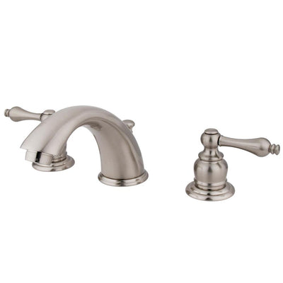 Kingston Brass Satin Nickel 2 Handle Widespread Bathroom Faucet w Pop-up KB978AL