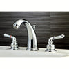 Kingston Brass Chrome Magellan 2 handle widespread bathroom faucet KB981