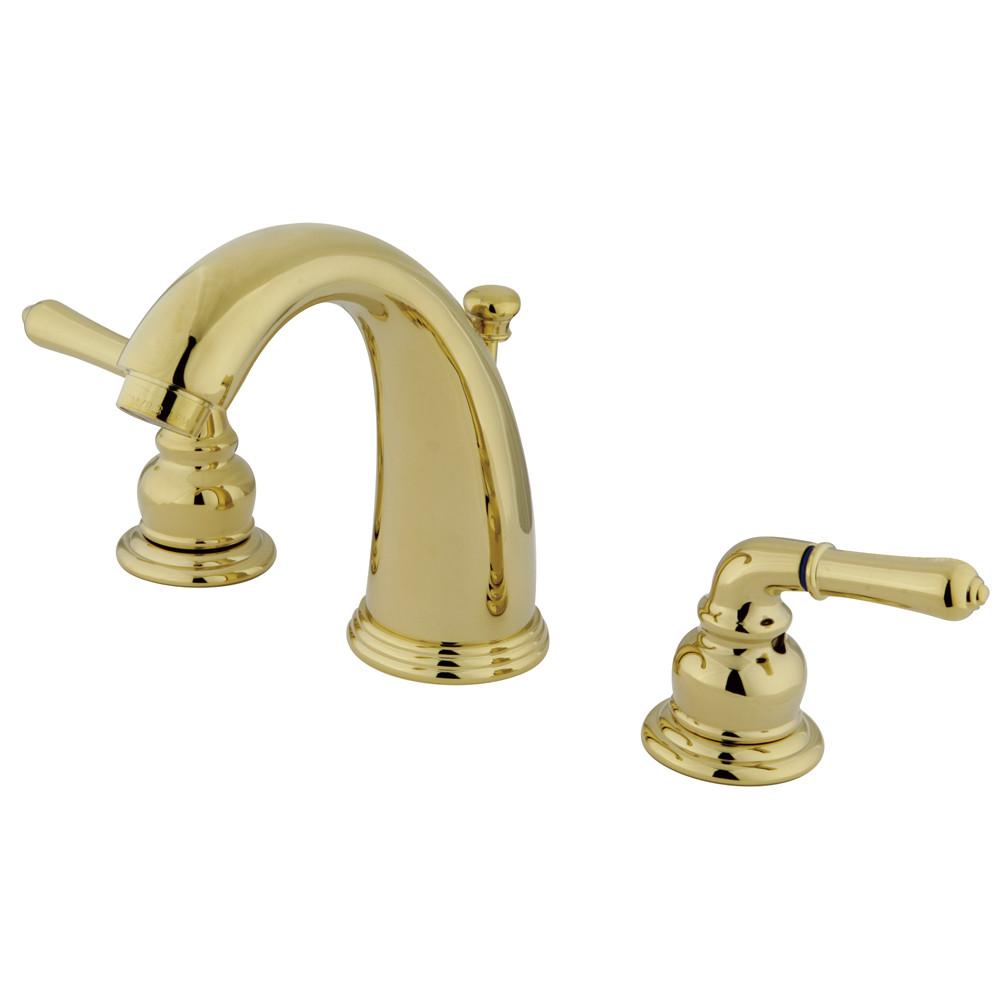 Kingston Brass Polished Brass Magellan 2 handle widespread bathroom fa 