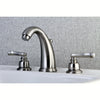 Kingston Brass Satin Nickel 2 Handle Widespread Bathroom Faucet w Pop-up KB988FL