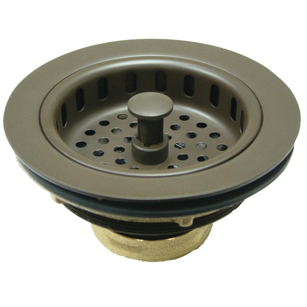 Kingston Oil Rubbed Bronze Made to Match Cast Heavy Duty Basket Strainer KBS1005
