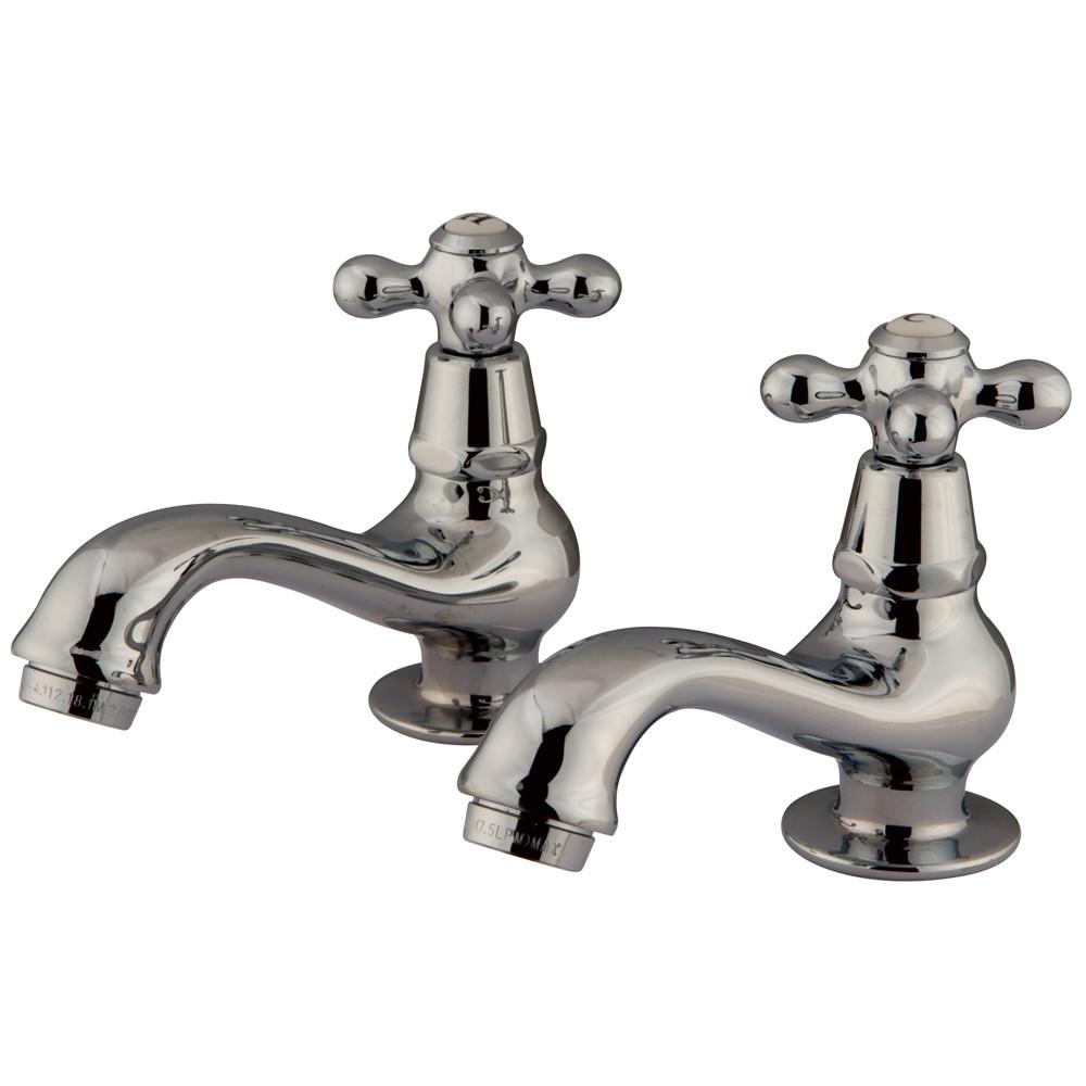 Kingston Brass Chrome Basin Sink Vintage Style Bathroom Faucet KS1101AX