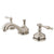 Kingston Satin Nickel 2 Handle Widespread Bathroom Faucet w Pop-up KS1168NL