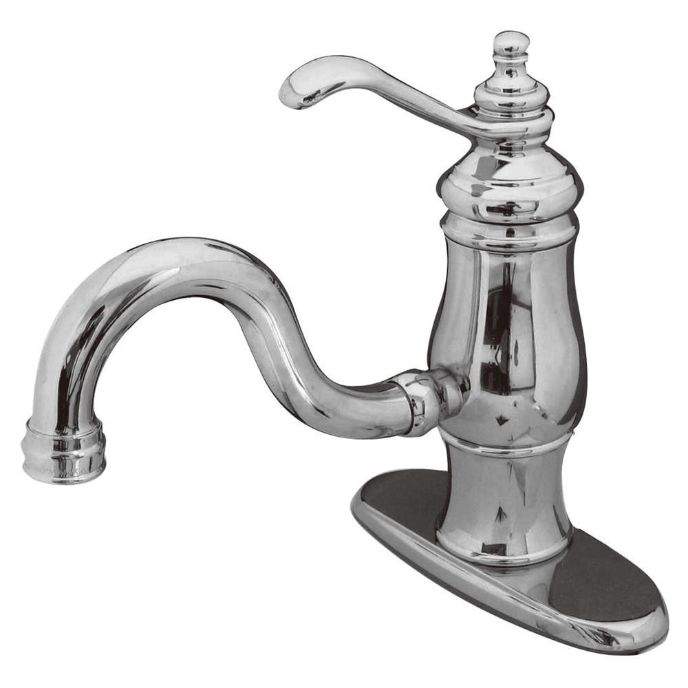 Kingston Chrome single handle Centerset Bathroom Faucet w Push-Up drain KS1401TL