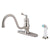 Satin Nickel Single Handle 8" Centerset Kitchen Faucet w sprayer KS1578BL