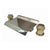 Kingston Chrome / Polished Brass Waterfall Roman Tub Filler Faucet KS2244MR
