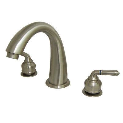 Kingston Brass Satin Nickel Two Handle Roman Tub Filler Faucet KS2368