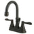 Kingston Oil Rubbed Bronze NuFrench 4" centerset Bathroom faucet KS2615DFL