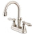 Kingston Satin Nickel 2 Handle 4" Centerset Bathroom Faucet w Pop-up KS2618AL