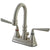Kingston Silver Sage Satin Nickel Centerset Bathroom Faucet W Drain KS2618ZL