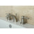 Satin Nickel Two Handle Mini Widespread Bathroom Faucet w/ Brass Pop-Up KS2958DL