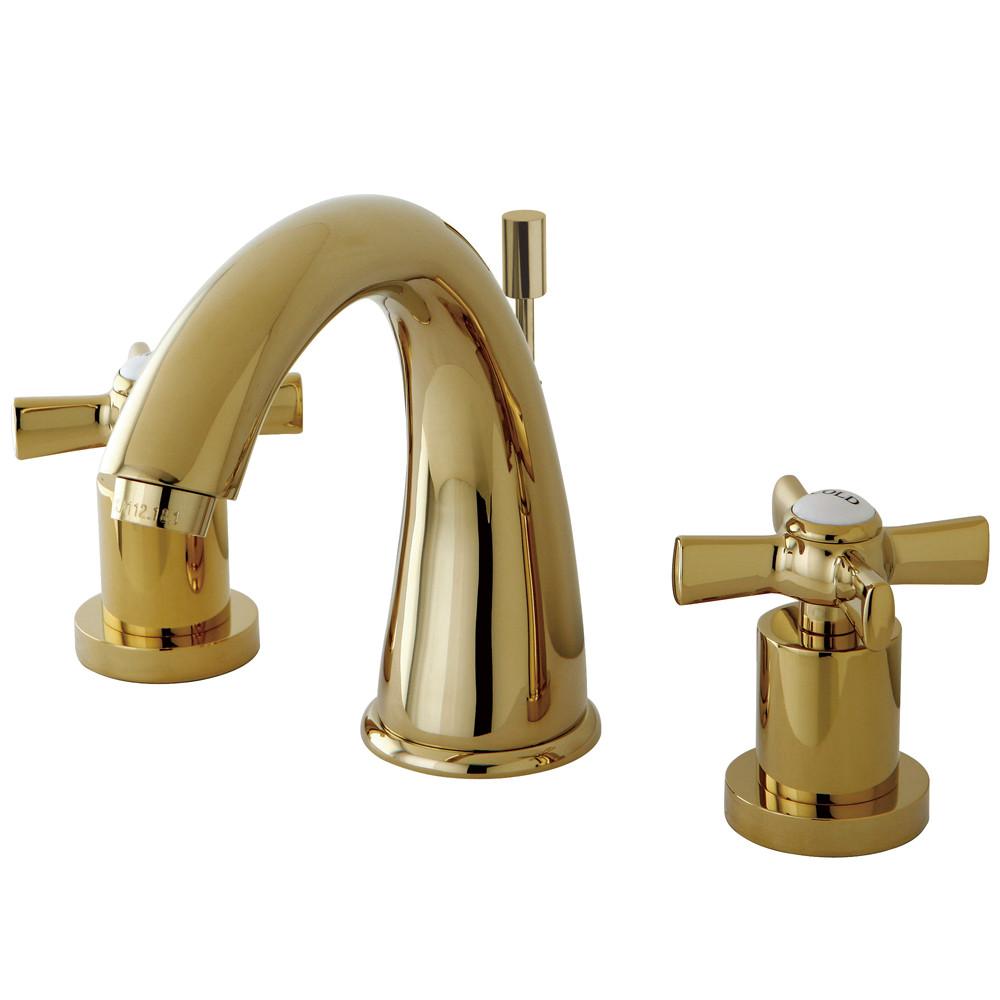 Kingston Brass KS2962ZX Widespread Bathroom Faucet Polished Brass