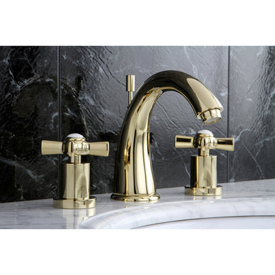 Kingston Brass KS2962ZX Widespread Bathroom Faucet Polished Brass