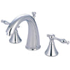 Kingston Brass Chrome 2 Handle Widespread Bathroom Faucet w Pop-up KS2971NL
