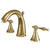 Kingston Polished Brass 2 Handle Widespread Bathroom Faucet w Pop-up KS2972NL