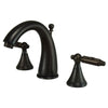 Kingston Oil Rubbed Bronze 2 Handle Widespread Bathroom Faucet w Pop-up KS2975GL