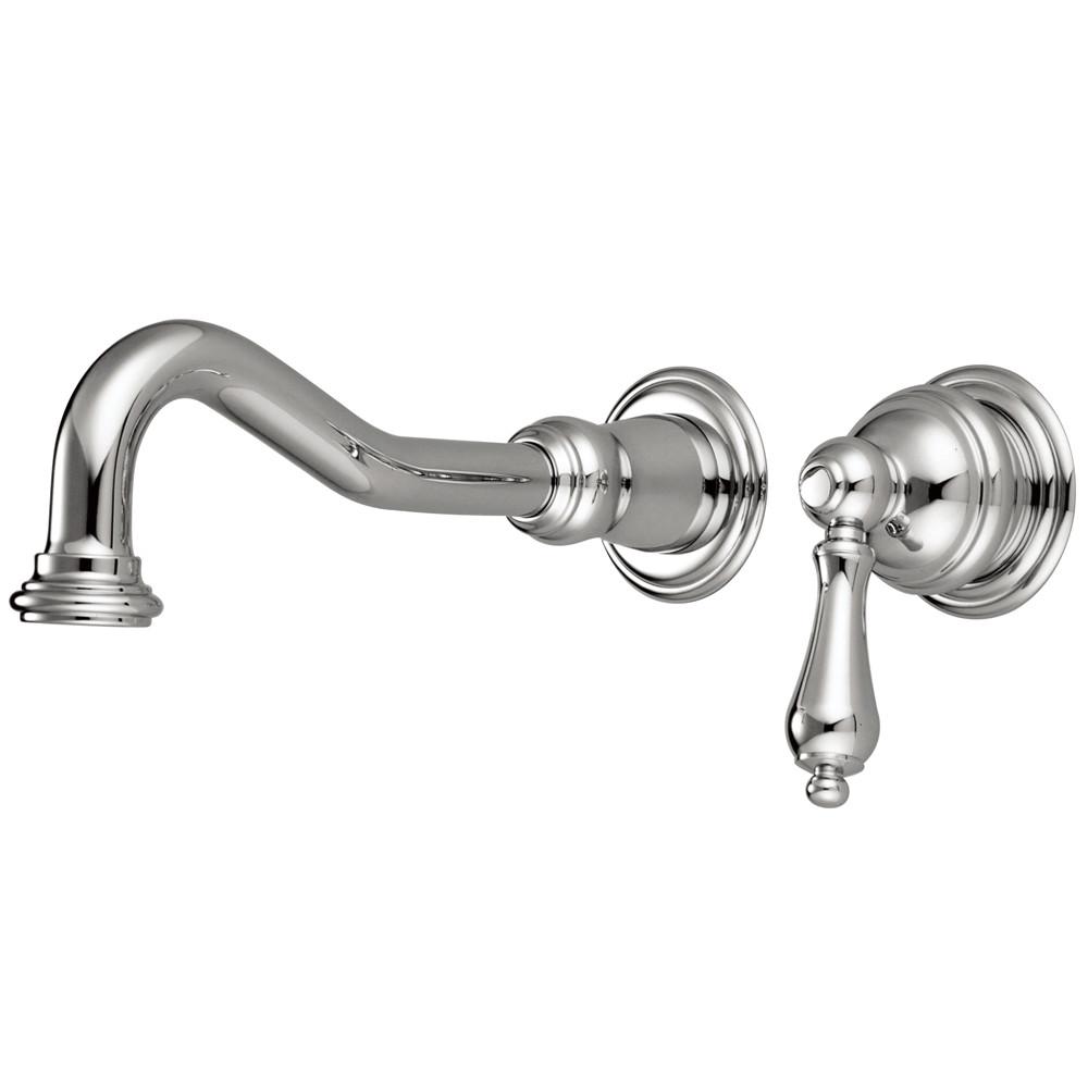 Single Metal Lever Handle Chrome Bathroom Wall Mount Faucet KS3111AL