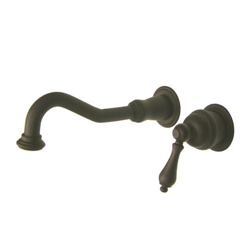 Triton Wall-Mount Bathroom Faucet - Lever Handles - Oil Rubbed Bronze