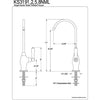 Kingston Satin Nickel Magellan design 1/4 turn water filtration faucet KS3198NML