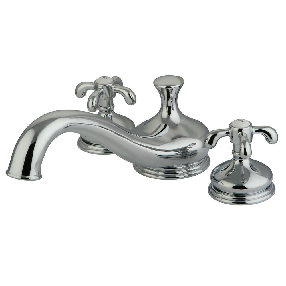 Kingston Brass French Country Widespread Kitchen Faucet, Oil