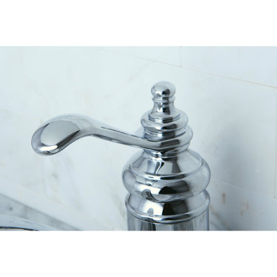 Chrome Templeton 4" Single Handle Bathroom Faucet W/Push Down Pop-Up KS3401TL