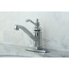 Chrome Templeton 4" Single Handle Bathroom Faucet W/Push Down Pop-Up KS3401TL
