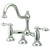 Kingston Brass Chrome 8" Centerset Bridge Bathroom Sink Faucet w/ drain KS3911AL